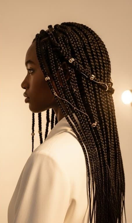 Boho Braids Portrait